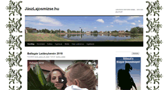Desktop Screenshot of jaszlajosmizse.hu